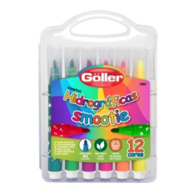 Imagem de Hidrocor Smootie maleta 12 cores