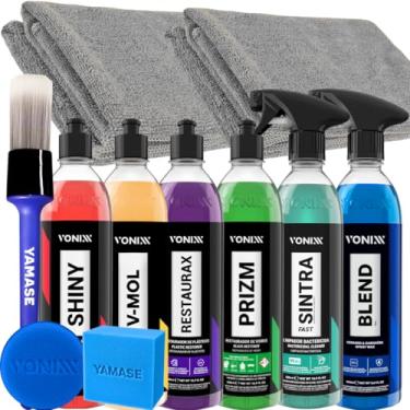 Imagem de Kit Lavagem Automotiva Completo Produto Vonixx Externa Interna Espuma Yamase