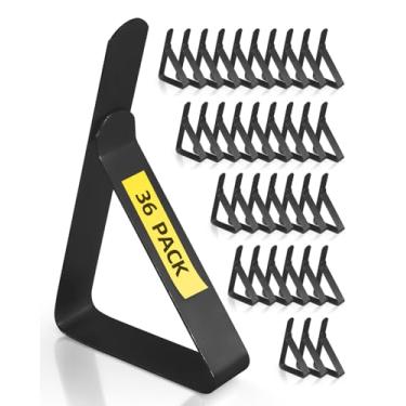 Imagem de Pacote com 36 clipes de toalha de mesa - clipe de mesa de piquenique resistente, grampos de cobertura de toalha de mesa de aço inoxidável, suportes de toalha de mesa ideais para tendas de restaurante