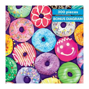 Imagem de Buffalo Games - Delightful Donuts - 300 Large Piece Jigsaw Puzzle Multicolor, 18"L X 18"W