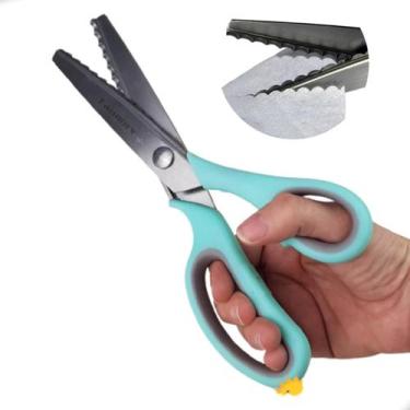 Imagem de Tesoura Picote Lanmax  Corte Precisão para Tecido, Feltro e Artesanato