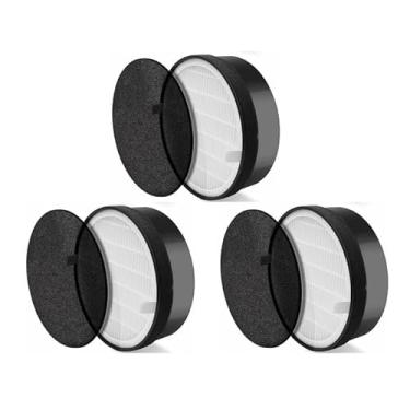 Imagem de Filtro de substituição para purificador de ar LV-H132 compatível com purificador de ar LEVOIT LV-H132, pré-filtro 3 em 1, HEPA verdadeiro H13, sistema de filtragem de carbono ativado, peças de
