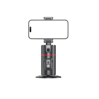 Imagem de Gimbal para Celular Inteligente 360 P02 com Reconhecimento Facial AI Rastreamento por Gestos Antissangramento Panorâmico Controle Remoto Clip Desmontável Retrátil Sem Necessidade de APP Tiros Inversão
