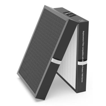 Imagem de Substituição de filtro inteligente 7400 compatível com purificadores de ar Blueair 7470i, 7410i, 7440i, 7475i, 1 pacote integrado de alta eficiência com carvão ativado e pré-filtro