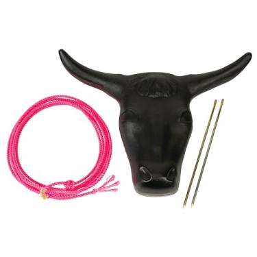 Imagem de Weaver Equine Kit de corda de cabeça de direção juvenil – manequim de 50,8 cm com corda média encerada de 6 m