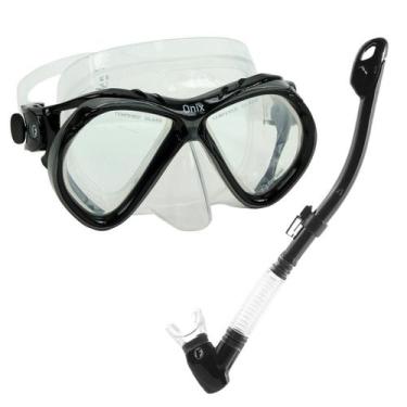 Imagem de Conjunto De Mergulho Máscara + Respirador Seco, Snorkel - FUN DIVE, Tr