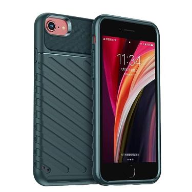 Imagem de IDEWEI Capa para iPhone 6S. Fibra de carbono refinada, anti-queda, anti-impressões digitais, proteção integral. A capa do telemóvel é compatível com iPhone 6S