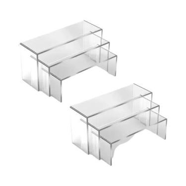 Imagem de Suporte Expositor De Acrílico Transparente Para Bolsa De Cosméticos, P