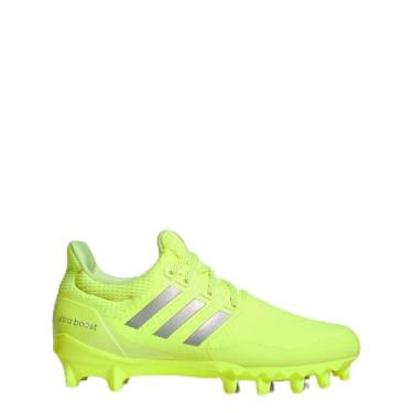 Imagem de adidas Tênis masculino Ultraboost American Football Cleats, Team Solar Yellow/Silver Metallic/Team Solar Yellow, 44