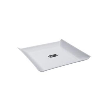 Imagem de Prato quadrado Casual Grande Cozy 20,6 x 20,6 x 2,6 cm Branco