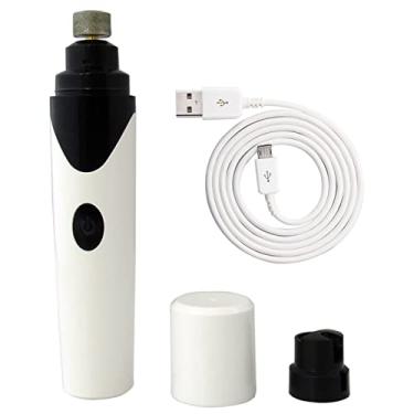 Imagem de Aparador Elétrico de Unhas para Cães Trimer Pets Recarregável Ferramenta Grooming Suavização e Cortes Patas Profissional Silencioso Sem Dor Polidor Afiador Gatos Pequenos Médios Grandes