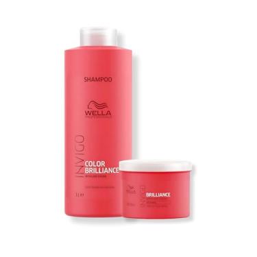Imagem de Kit Wella Professionals Invigo Color Brilliance – Shampoo 1L + Máscara 500ml