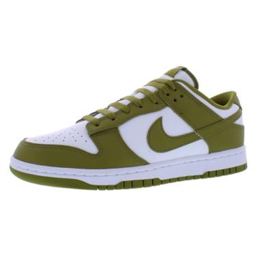 Imagem de Nike Dunk Low Retrô Masculino, Branco puro/verde-oliva/branco, 45