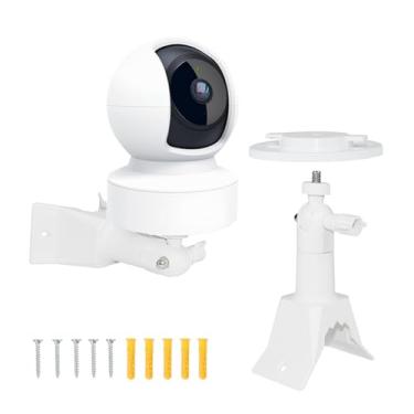 Imagem de GOOSEEN Suporte de parede de canto compatível com TP-Link Tapo C200/C210, câmera de segurança Kasa EC70/KC410S, suporte de montagem ajustável de 360 graus, com parafuso de 1/4 fácil de instalar
