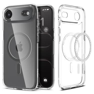 Imagem de Capa Spigen para iPhone 17 Air, Ultra Híbrida [MagFit] Projetada para Apple iPhone 17 Air - Grafite Transparente