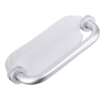 Imagem de uhyOHF Barras de apoio de banheiro, barras de apoio para banheiras e chuveiros - Corrimão de chuveiro de 30 cm de 30 cm - Corrimão de alumínio para espaço de suporte de parede de segurança