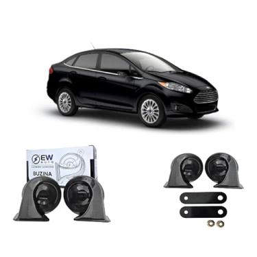 Imagem de BUZINA AUTOMOTIVA CARACOL (PAR) GRAVE/AGUDO PARA FIESTA SEDAN 2012 > 2016