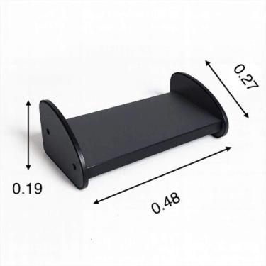 Imagem de Apoio Descanso Base Suporte para Pés Escritório Home Office Madeira No