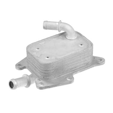 Imagem de A ABSOPRO Resfriador de óleo automático do motor No.2741880101 Trocador de calor de transmissão Resfriador de óleo para Mercedes-Benz C350e 2016-2018 Alumínio prateado