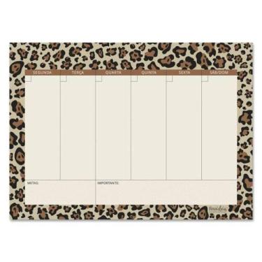 Imagem de Bloco Planner Semanal Oncinha Fina Ideia