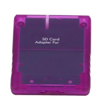 Imagem de aqxreight Adaptador de Cartão de Memória de Armazenamento SIO2 Substituição do Adaptador de Leitor de Cartão para Console de Jogos 3000X 5000X 7000X 9000X Branco Transparente 5000X 9000X para (Roxo