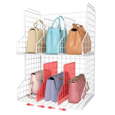 Imagem de Organizador de armazenamento de bolsas Sonyabecca ajustável, pacote co