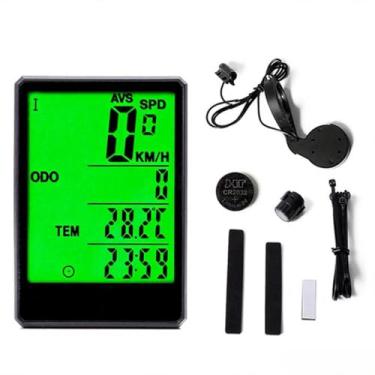 Imagem de Odomêtro de Bicicleta Velocímetro com Tela Grande 2 8 Polegadas LCD Luz Fundo À Prova Chuva Cronômetro Ciclismo Portátil Prático para Atividades Caminhadas Andar Treinamento Viagens