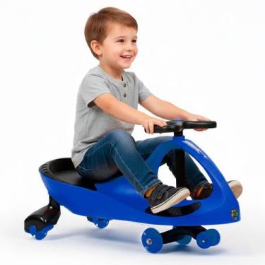 Imagem de Carrinho Gira Gira Car Fenix Até 100kg Rolimã Com Luzes Nas Rodas - Fê