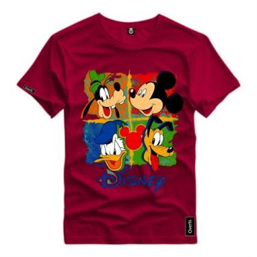 Imagem de Camisa Masculina Personalizado Mickey Pateta e Pato Donald Personagens