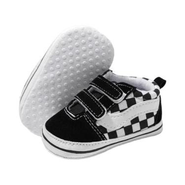 Imagem de Tênis De Lona Antiderrapante Multicolorido Para Bebês Recém-Nascidos, 