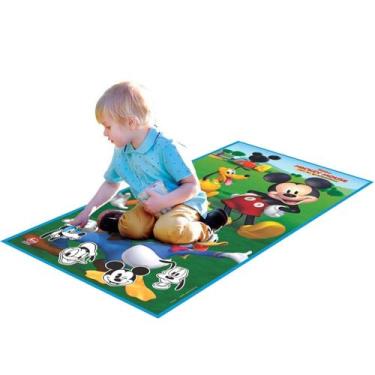 Imagem de Tapete Infantil Turma Do Mickey Mouse Disney 140x68 Cm - Líder Brinque