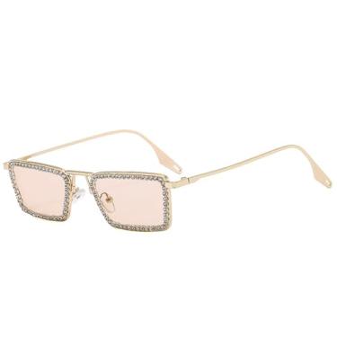 Imagem de Óculos de Sol UV400 - Cores Vibrantes, Armação Pequena, Lentes Transparentes em Metal, para Homens e Mulheres, Ideais para Esportes, Corrida, Ciclismo e Atividades ao Ar Livre, 06