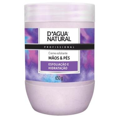 Imagem de Creme Esfoliante Hidratante Mãos E Pés Dagua Natural 650g Esfoliação e