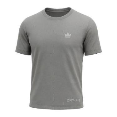 Imagem de Camiseta Dry Masculina Academia Treino Corrida Ciclismo Beach Tenis AntiSuor UV Rei do Esporte-Masculino