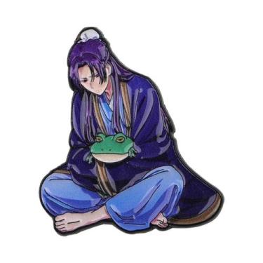 Imagem de Pins De Esmalte De Menina Anime, Distintivo De Manga Japonesa Para Moc