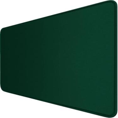 Imagem de Mouse pad grande com bordas costuradas, 47,3 x 59,9 cm, base de borracha natural antiderrapante durável, tapete de teclado de computador à prova d'água para profissionais de esportes, jogadores