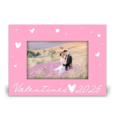Imagem de YKYENR Moldura de Feliz Dia dos Namorados, adequada para fotos de 10 x 15 cm, decoração de porta-retratos para casais, presentes para casais, aniversário de namorados, presente para irmãs, melhores
