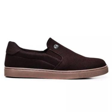 Imagem de Sapatenis tênis slip on masculino casual básico confortavel-Masculino