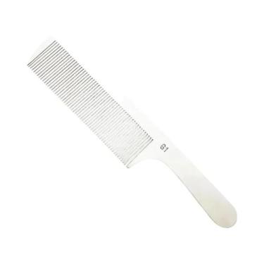 Imagem de Pente De Cabeleireiro Ultra Fino Antiestático Em Aço Inoxidável Para M
