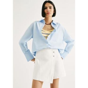 Imagem de Shorts Saia Cintura Média Em Sarja-Feminino