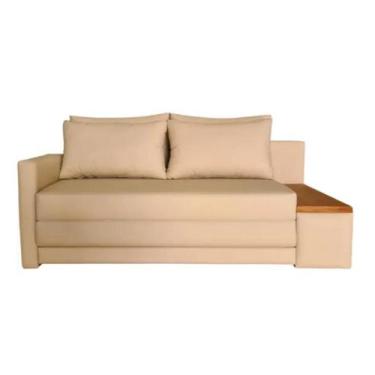 Imagem de Sofá  Cama Casal com Tampo Lateral Direito Tecido Acquablock  180cm - 
