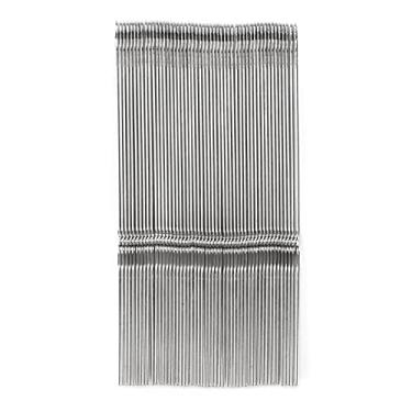 Imagem de Cuofyunl 50 peças de agulhas de tricô de aço inoxidável, conjunto de agulhas de costura de tecido durável para artesanato diy, máquina de tricô kh710