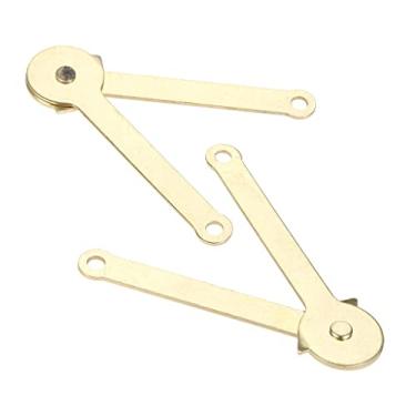 Imagem de Dobradiças de porta 2 peças dobradiças de suporte de tampa de metal caixa de madeira para exibição de móveis dobradiças decorativas dobradiças de porta de armário de cozinha 688 mm
