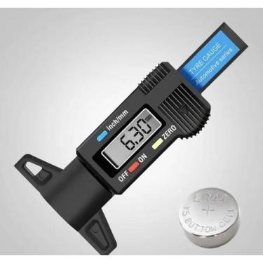 Imagem de Paquímetro Profundímetro Medidor Sulcos Banda Pneu Klx