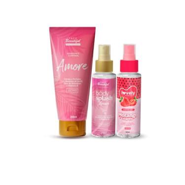 Imagem de Kit 2 Body Splash+Hidratante Fragrância Corporal Face Beautiful (CITRICO)