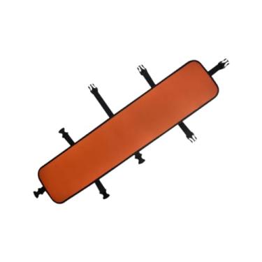 Imagem de kowaku Bolsa para guardar nadadeiras de mergulho, tamanho universal 43,31 x 9,45 polegadas, em tecido Oxford leve e de secagem rápida, ideal para praia e, Laranja