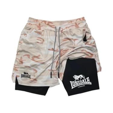 Imagem de Shorts De Corrida 2 Em 1 Masculinos Para Academia Com Compressão, Bols