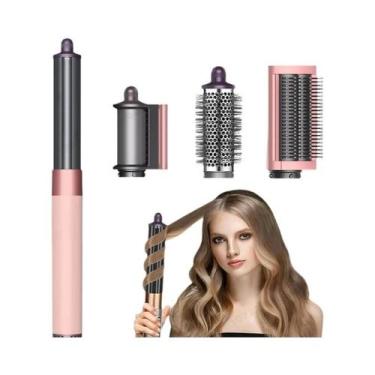 Imagem de Secador De Cabelo Profissional 6 Em 1 Para Mulheres, Escova Secadora D