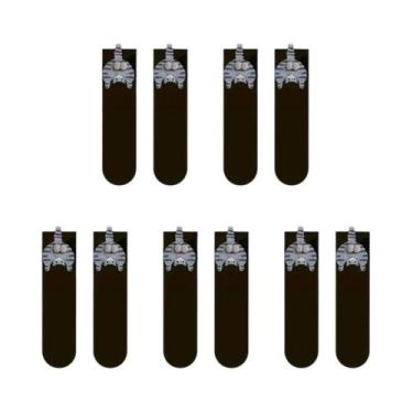 Imagem de Meias Femininas Divertidas De Gato Com Bolinhas, Algodão Macio E Respi