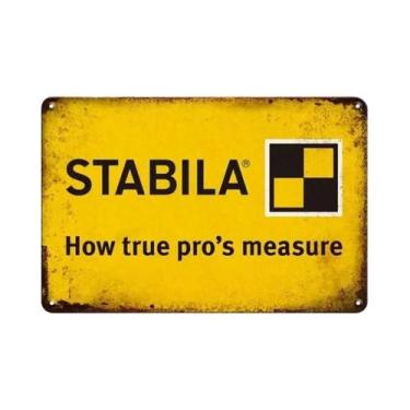 Imagem de Placa De Metal Retrô Vintage Da Marca Stihl Para Decoração De Parede E